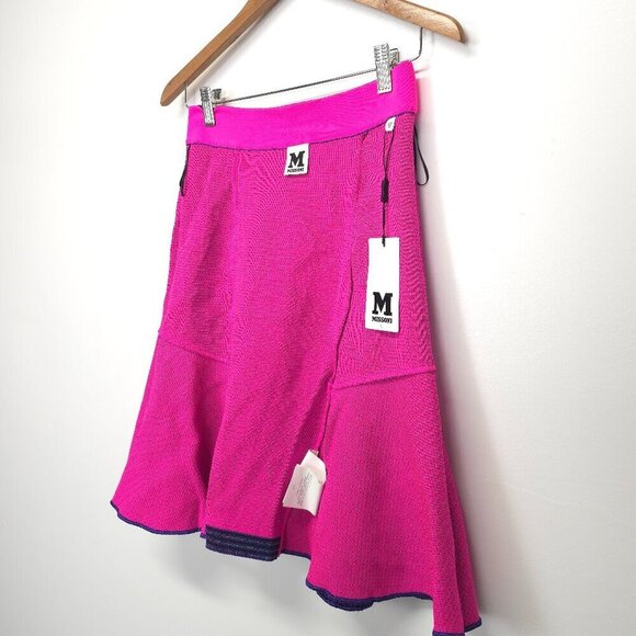 M Missoni Multi Color Trumpet Knit Mini Skirt - Picture 10 of 13